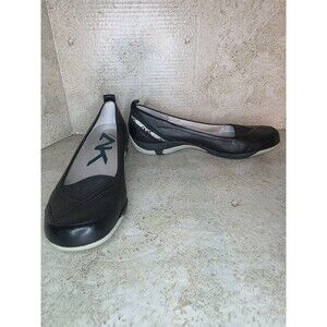 Anne Klein Sport Ballet Flats Women Sz 9M AK7UZZIEL Cushioned Comfort Slip On